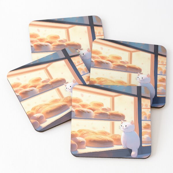 Item preview, Fat White Cat Eyes the Bakery Goods designed and sold by Niko Pantele.
