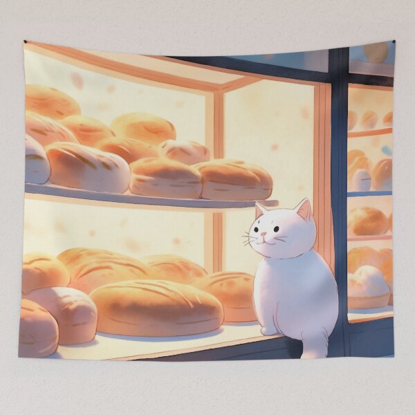 Item preview, Fat White Cat Eyes the Bakery Goods designed and sold by Niko Pantele.