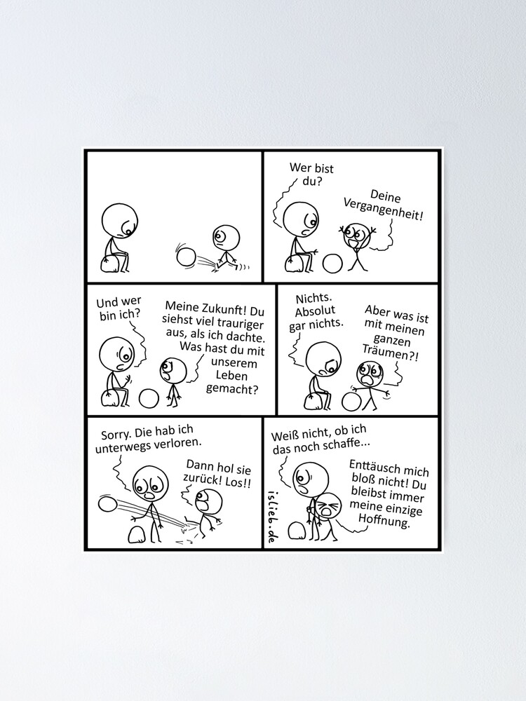 Alternative Ansicht von Zukunft islieb-Comic Poster