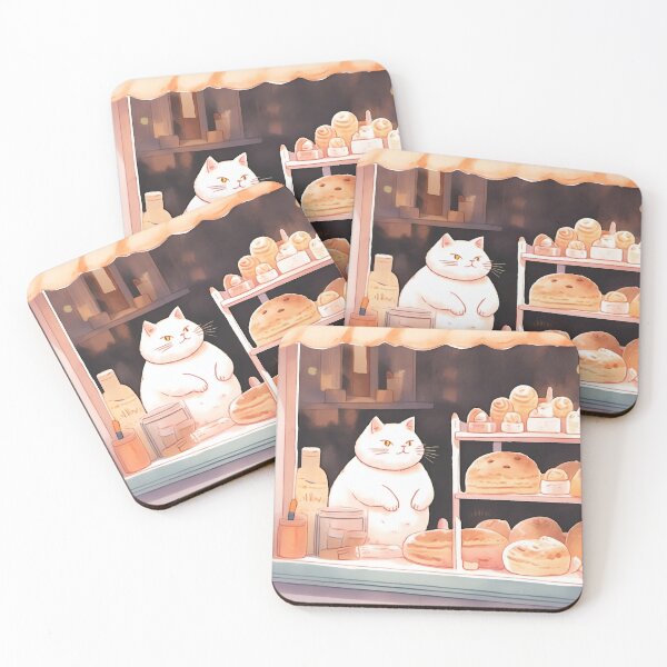 Item preview, Fat White Cat Wants the Bakery Goods designed and sold by Niko Pantele.