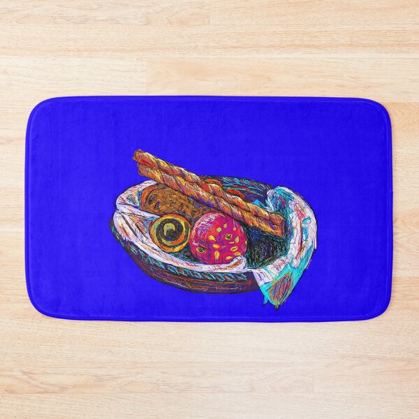Item preview, Basket of breads and a pastry  designed and sold by SHARON NAKAR.