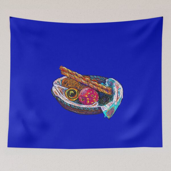 Item preview, Basket of breads and a pastry  designed and sold by SHARON NAKAR.