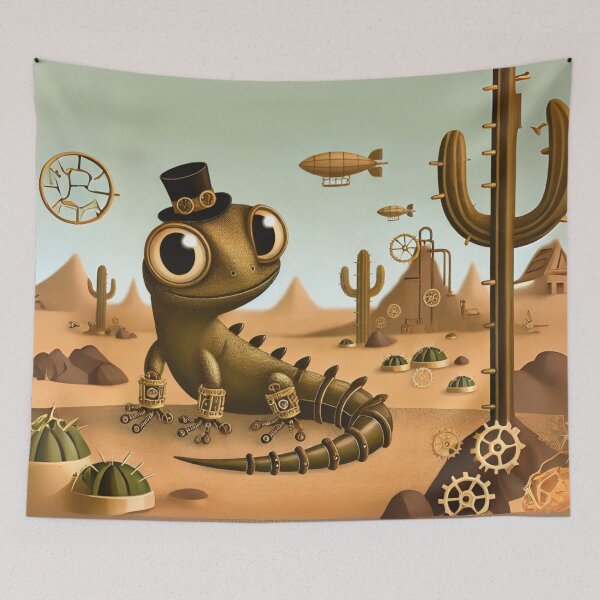 Item preview, Steampunk Lizard in Desert Adventure designed and sold by Sillytoe.