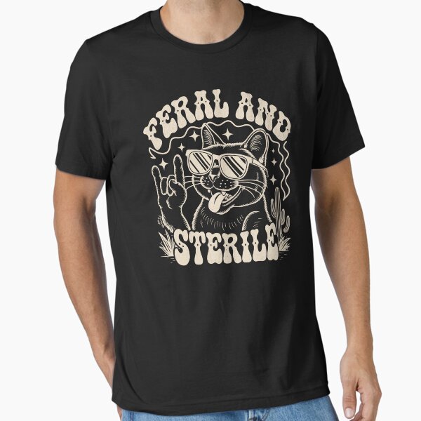 Artikel-Vorschau von Feral and Sterile - Skurrile Vintage-Katzengrafik, designt und verkauft von beansterp.