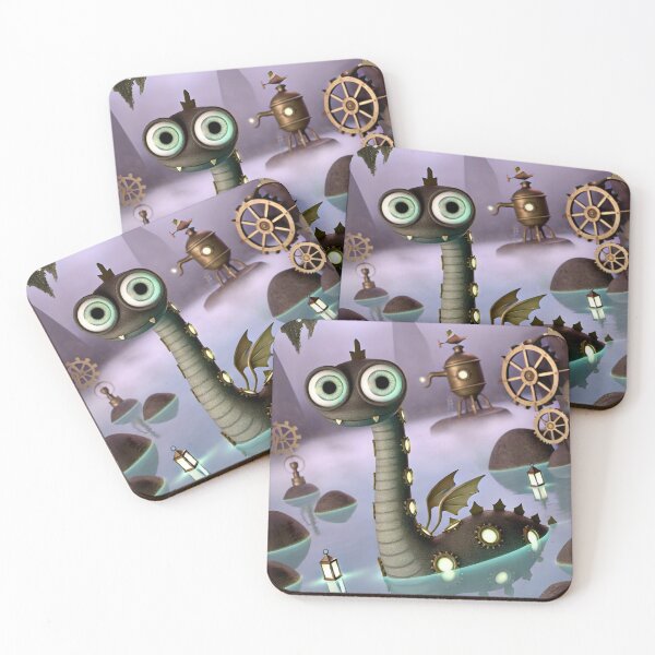 Item preview, Steampunk Loch Ness Monster Fantasy designed and sold by Sillytoe.