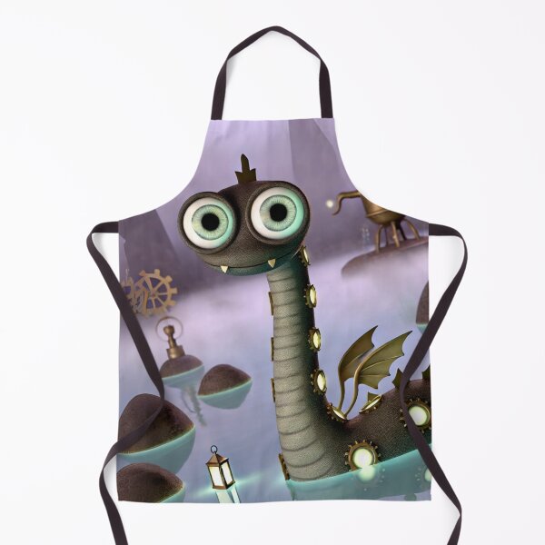 Item preview, Steampunk Loch Ness Monster Fantasy designed and sold by Sillytoe.