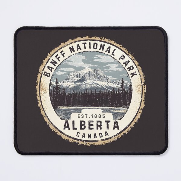 Item preview, A Vintage Emblem of Banff National Park - Canada designed and sold by GoodOldVintage.