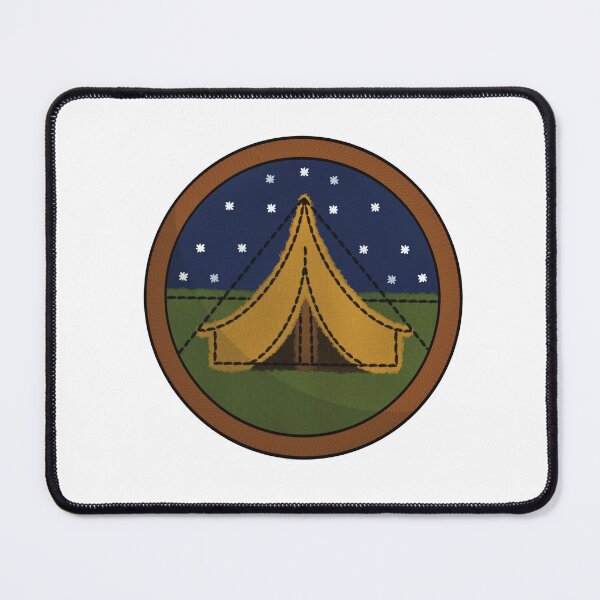 Item preview, Tent Building Patch designed and sold by honeybeepaper.