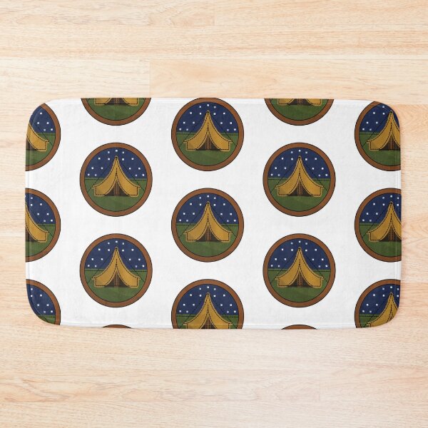 Item preview, Tent Building Patch designed and sold by honeybeepaper.