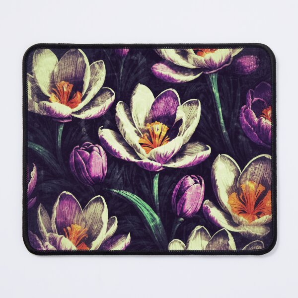 Item preview, Crocus Flowers Old Vintage Pattern  designed and sold by Freestyle Designs.