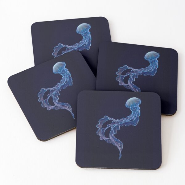 Item preview, Blue jellyfish designed and sold by thesunwave.