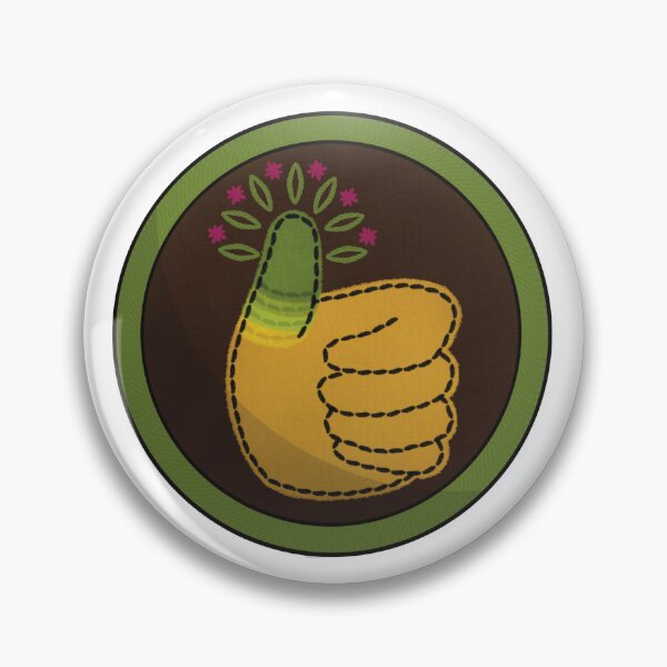 Item preview, Green Thumb Patch designed and sold by honeybeepaper.