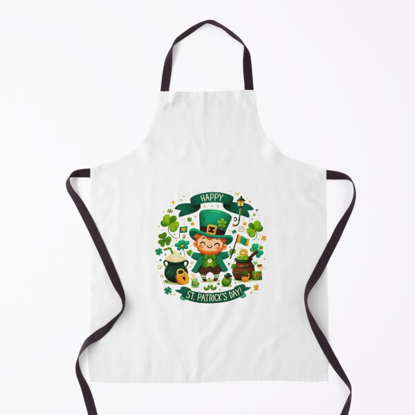Item preview, St. Patrick's Day, sweet leprechaun and clovers designed and sold by nicnacc.