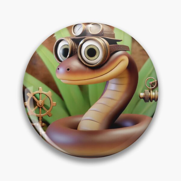 Item preview, Steampunk Mulga Snake in Brass Workshop designed and sold by Sillytoe.