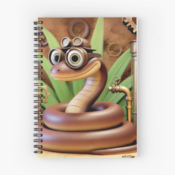 Item preview, Steampunk Mulga Snake in Brass Workshop designed and sold by Sillytoe.