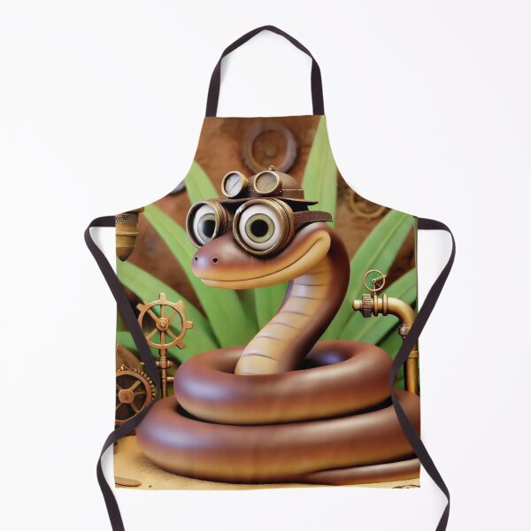 Item preview, Steampunk Mulga Snake in Brass Workshop designed and sold by Sillytoe.