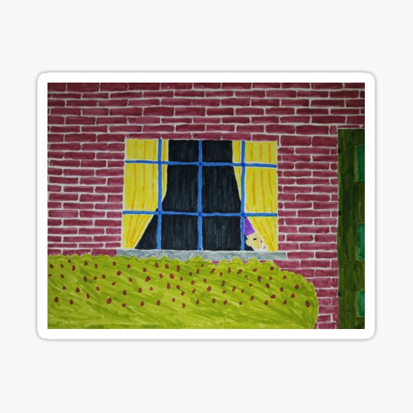 Item preview, Peeking out the window designed and sold by BubbaMangold.