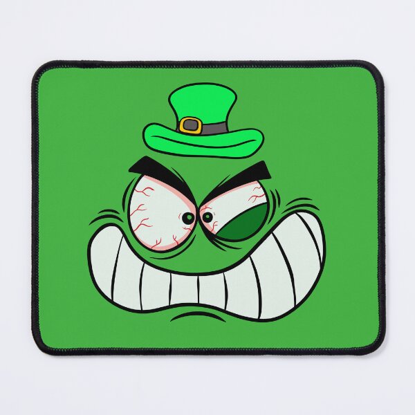 Item preview, Crazy Irish Grin Face : Drunken Mischief Leprechaun designed and sold by ImaginarStore.