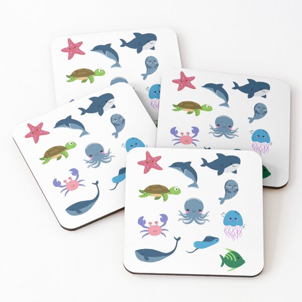 Item preview, Sea Animals designed and sold by GOLDENGARDENART.