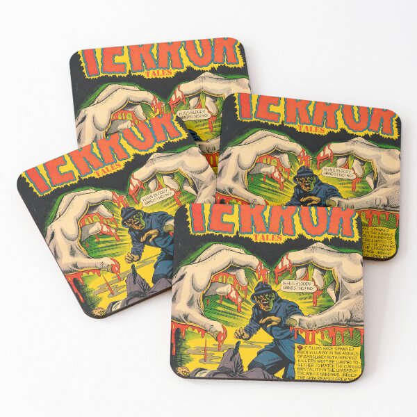 Item preview, Retro Horror Comic Prints – Startling Terror Tales – Vintage A4 Artwork – Classic Sci-Fi & Gangster Themes designed and sold by Very Peculiar.