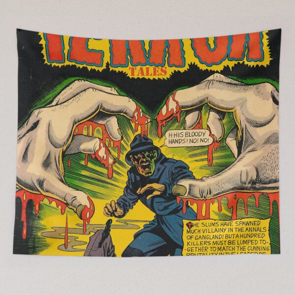 Item preview, Retro Horror Comic Prints – Startling Terror Tales – Vintage A4 Artwork – Classic Sci-Fi & Gangster Themes designed and sold by Very Peculiar.