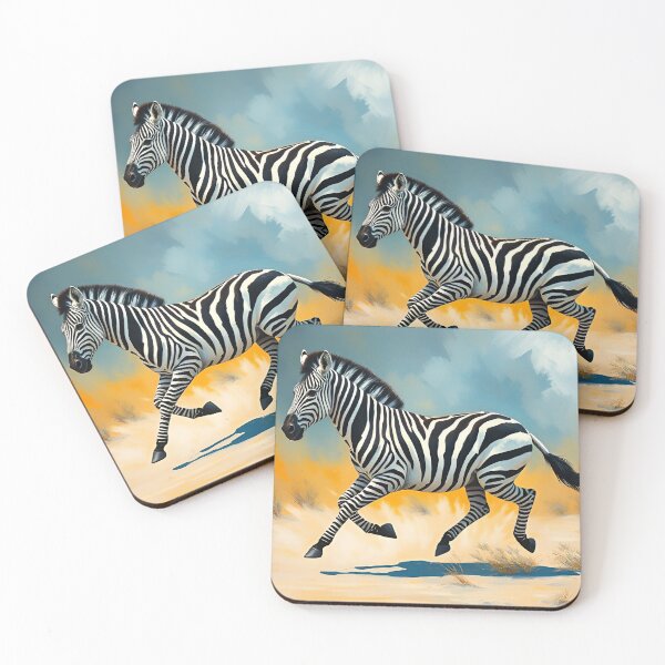 Item preview, Zebra Portrait Oil Painting Style African Safari Animal designed and sold by kakarikihill.