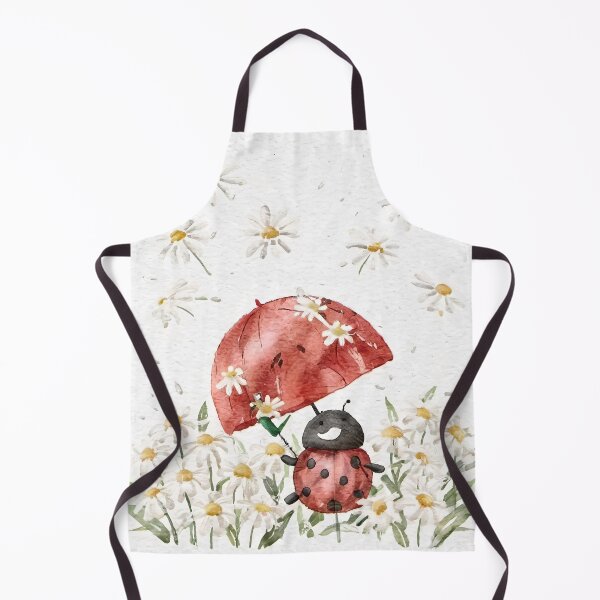 Item preview, Cute Ladybug Dances in a Daisy Shower designed and sold by Niko Pantele.
