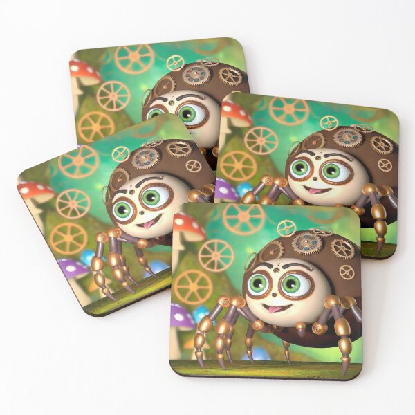 Item preview, Steampunk Orb Weaver with Gears designed and sold by Sillytoe.
