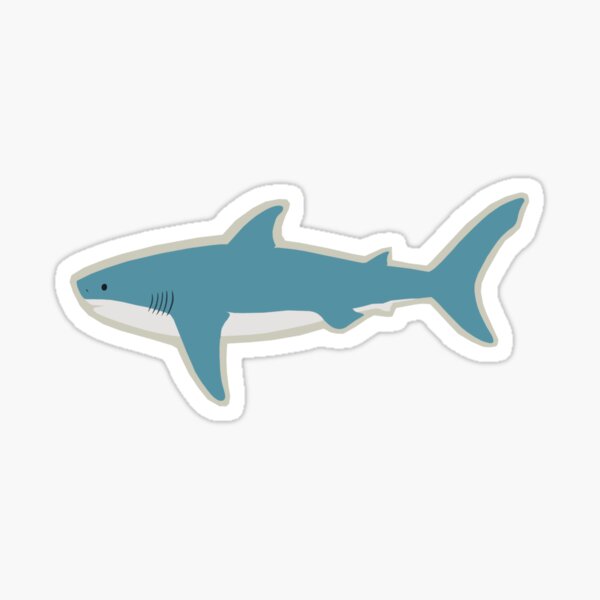 Item preview, megalodon silhouette (Blahaj) designed and sold by JayceTheCC.