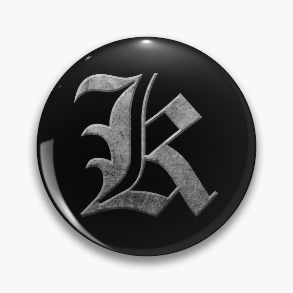 Item preview, Capital Letter K - Worn Stone Effect Gothic Blackletter Script / Old English Font designed and sold by STUDIO-72.