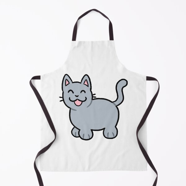 Item preview, Silly Light Blue Gray Cat designed and sold by ZorriSparkles.