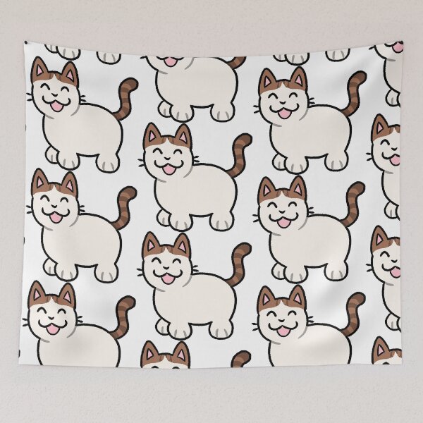 Item preview, Silly Cinnamon and White Van Brown Mackeral Tabby Cat designed and sold by ZorriSparkles.
