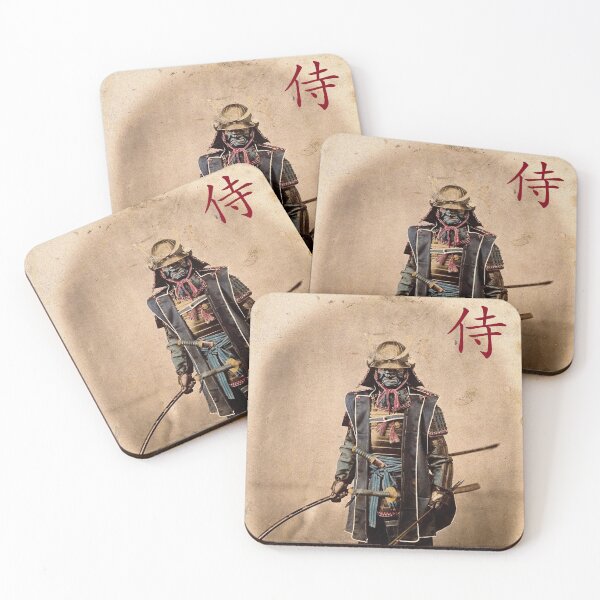 Item preview, Samurai with armor designed and sold by 19th Century in Color.