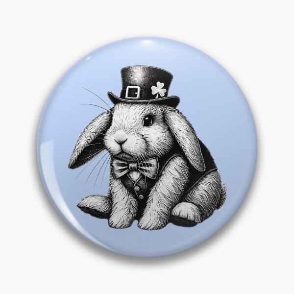 Item preview, Dapper Luck: Vintage St. Patrick’s Rabbit designed and sold by TSQ.
