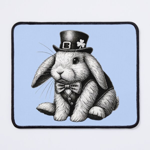 Item preview, Dapper Luck: Vintage St. Patrick’s Rabbit designed and sold by TSQ.