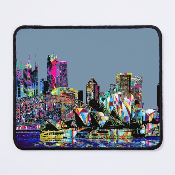 Item preview, Sydney Australia Skyline - Colorful Graffiti Street Art Style designed and sold by Phat Dog Designs .