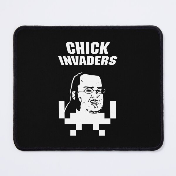 Item preview, Chick Invaders Funny Meme Parody Design designed and sold by Bleak Shirt.