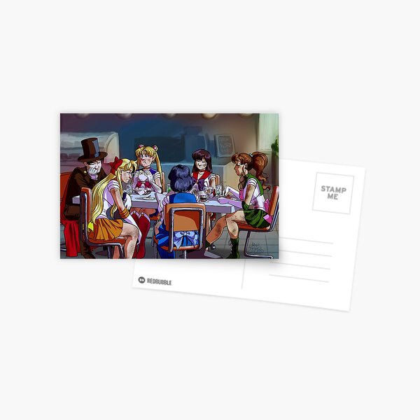 Sailor Senshi Shawarma Special Postcard