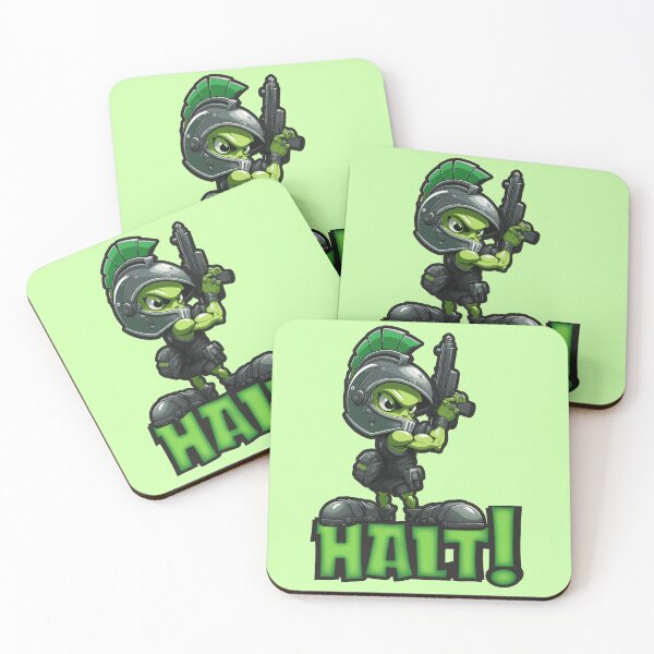 Artikelvorschau, Halt! Marsianer-Begegnung entworfen und verkauft von Silverback Originals.