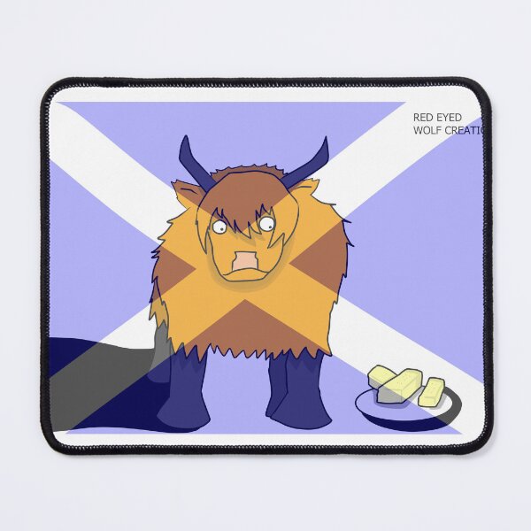 Item preview, Aberdeen Angus & Shortbread - Scottish Crossover with a Playful Twist designed and sold by RedEyeWolf.