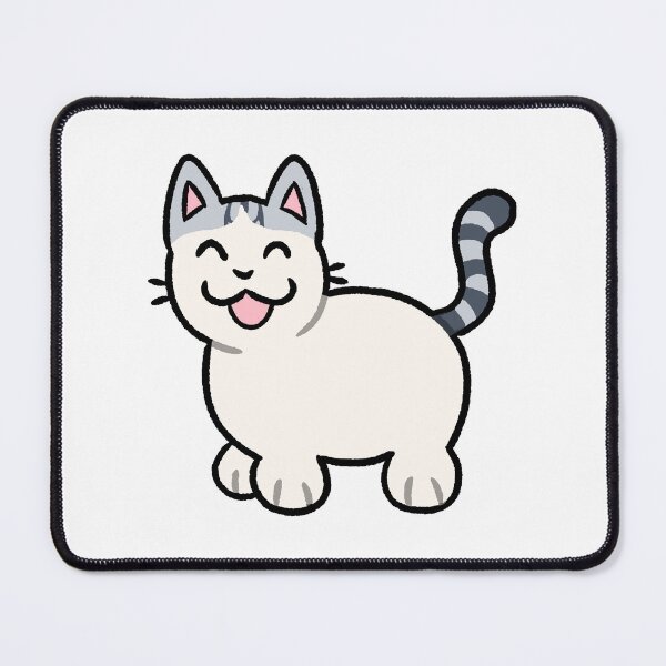 Item preview, Silly Silver and White Van Mackeral Tabby Cat designed and sold by ZorriSparkles.