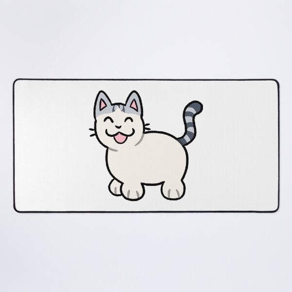 Item preview, Silly Silver and White Van Mackeral Tabby Cat designed and sold by ZorriSparkles.