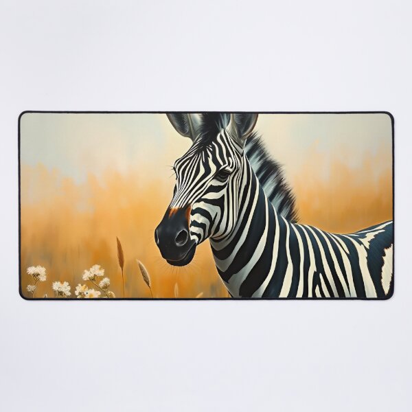 Item preview, Zebra Close Up Portrait Oil Style African Safari Animal designed and sold by kakarikihill.