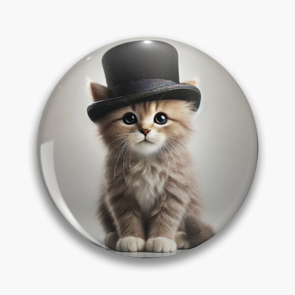 Item preview, Kitten in a Top Hat designed and sold by camelCased.