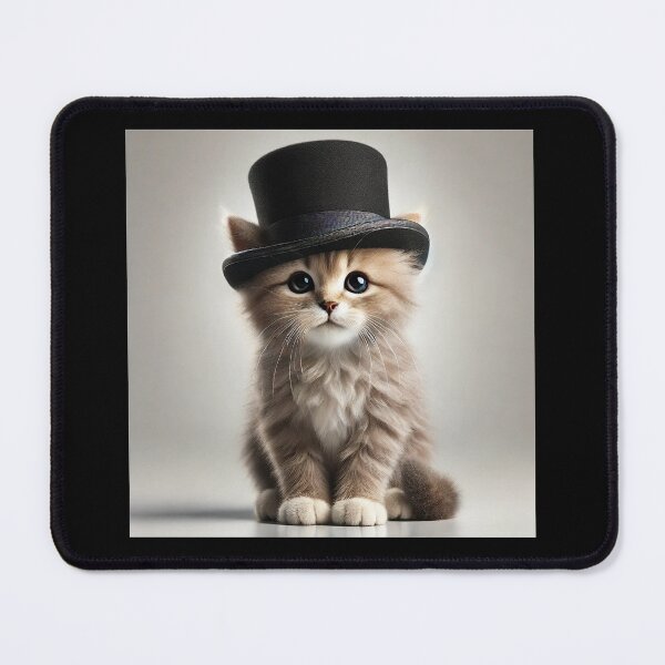Item preview, Kitten in a Top Hat designed and sold by camelCased.
