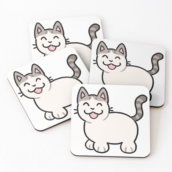 Item preview, Silly Lilac Gray and White Van Tabby Cat designed and sold by ZorriSparkles.