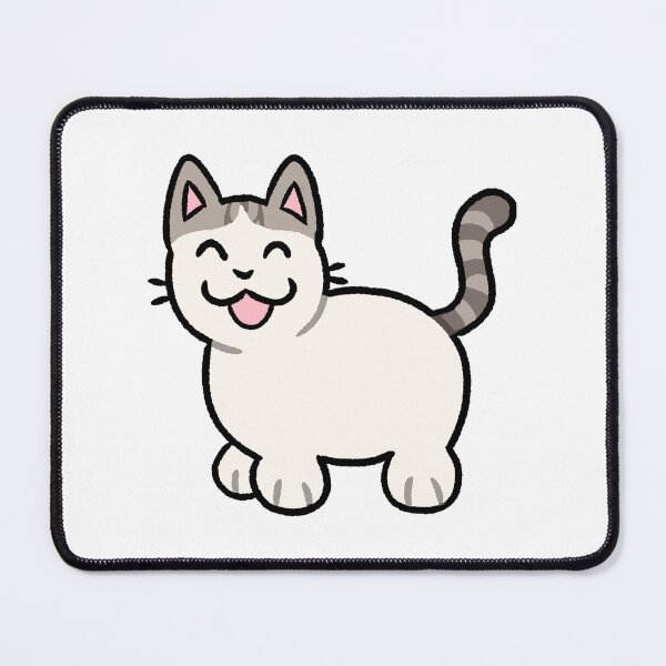 Item preview, Silly Lilac Gray and White Van Tabby Cat designed and sold by ZorriSparkles.