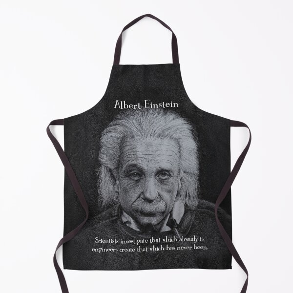 Item preview, Copie de Albert Einstein portrait in black and white with quote designed and sold by blindphotog.