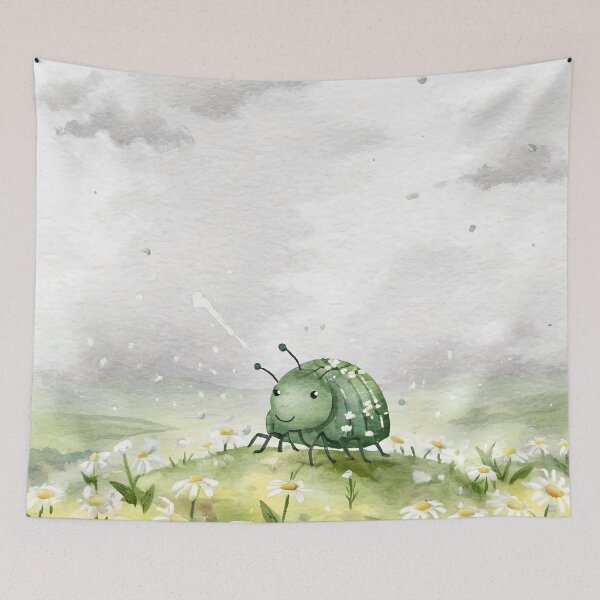 Item preview, Cute Bug Enjoys Spring designed and sold by Niko Pantele.