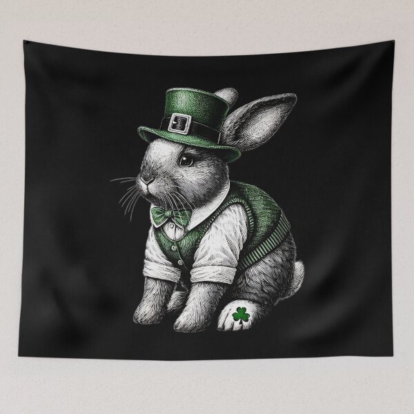 Item preview, Clover Rabbit - The Lucky Leporidae designed and sold by TSQ.